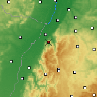 Nearby Forecast Locations - Baden-Baden - Map