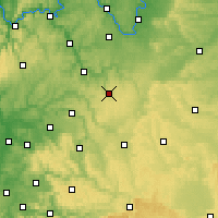 Nearby Forecast Locations - Niederstetten - Map