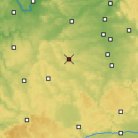 Nearby Forecast Locations - Ansbach - Map