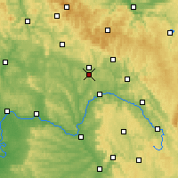 Nearby Forecast Locations - Coburg - Map