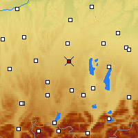 Nearby Forecast Locations - Landsberg - Map