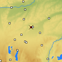 Nearby Forecast Locations - Dürnast - Map