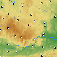 Nearby Forecast Locations - Zwettl - Map