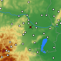 Nearby Forecast Locations - Perchtoldsdorf - Map