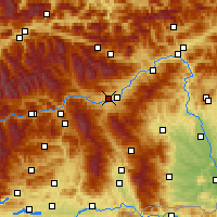Nearby Forecast Locations - Judenburg - Map