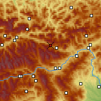 Nearby Forecast Locations - Wald am Schoberpass - Map