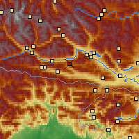 Nearby Forecast Locations - Weissensee - Map