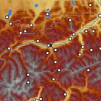 Nearby Forecast Locations - Innsbruck/Uni - Map