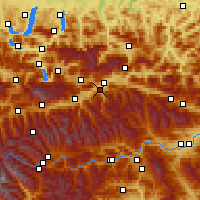 Nearby Forecast Locations - Irdning - Map
