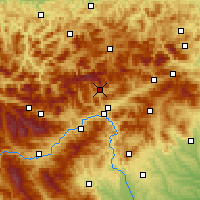 Nearby Forecast Locations - Aflenz Kurort - Map
