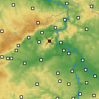 Nearby Forecast Locations - Milešovka - Map