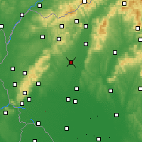 Nearby Forecast Locations - Jaslovské Bohunice - Map