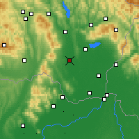 Nearby Forecast Locations - Milhostov - Map