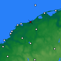 Nearby Forecast Locations - Ustka - Map