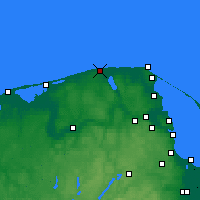 Nearby Forecast Locations - Białogóra - Map