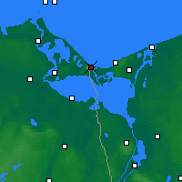 Nearby Forecast Locations - Świnoujście - Map