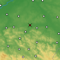 Nearby Forecast Locations - Rzeszów - Map