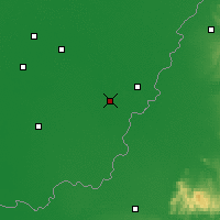 Nearby Forecast Locations - Békéscsaba - Map