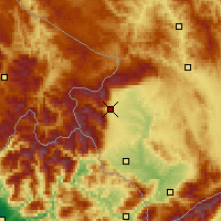 Nearby Forecast Locations - Peja - Map