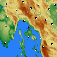 Nearby Forecast Locations - Omišalj - Map