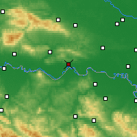 Nearby Forecast Locations - Slavonski Brod - Map