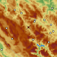 Nearby Forecast Locations - Bugojno - Map