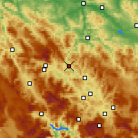 Nearby Forecast Locations - Zenica - Map