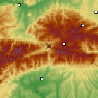 Nearby Forecast Locations - Petroşani - Map