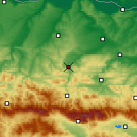 Nearby Forecast Locations - Lovech - Map