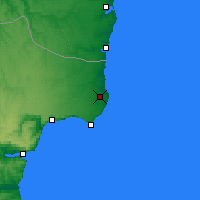 Nearby Forecast Locations - Shabla - Map