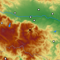Nearby Forecast Locations - Rojen - Map