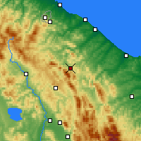 Nearby Forecast Locations - Frontone - Map