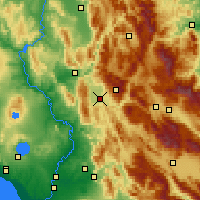 Nearby Forecast Locations - Rieti - Map