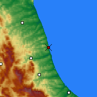 Nearby Forecast Locations - Grottammare - Map