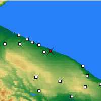 Nearby Forecast Locations - Bari - Map