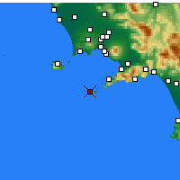 Nearby Forecast Locations - Capri - Map