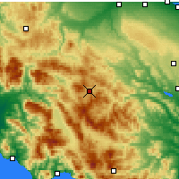Nearby Forecast Locations - Potenza - Map
