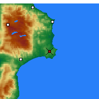 Nearby Forecast Locations - Crotone - Map