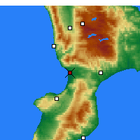 Nearby Forecast Locations - Lamezia Terme - Map