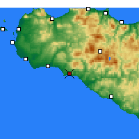 Nearby Forecast Locations - Sciacca - Map