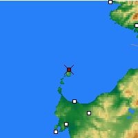 Nearby Forecast Locations - Isola Asinara - Map