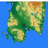 Nearby Forecast Locations - Decimomannu - Map