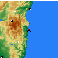 Nearby Forecast Locations - Arbatax - Map