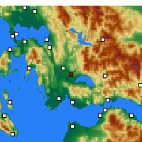 Nearby Forecast Locations - Agrinio - Map