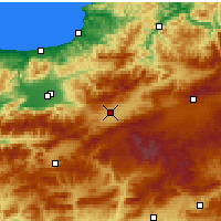 Nearby Forecast Locations - Bolu - Map