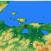 Nearby Forecast Locations - Bandırma - Map