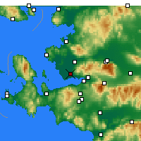 Nearby Forecast Locations - Çiğli - Map