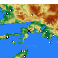 Nearby Forecast Locations - Marmaris - Map