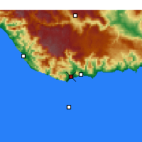 Nearby Forecast Locations - Anamur - Map
