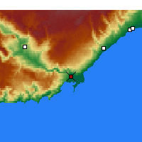 Nearby Forecast Locations - Silifke - Map